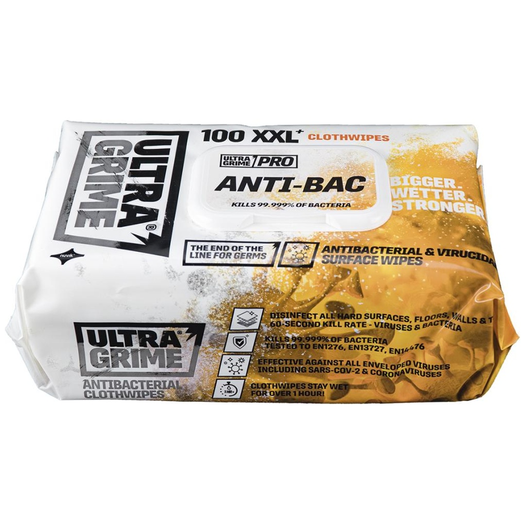 Antibakterielles Desinfektionstuch, 100 Tücher / Pack Profigroßpackung