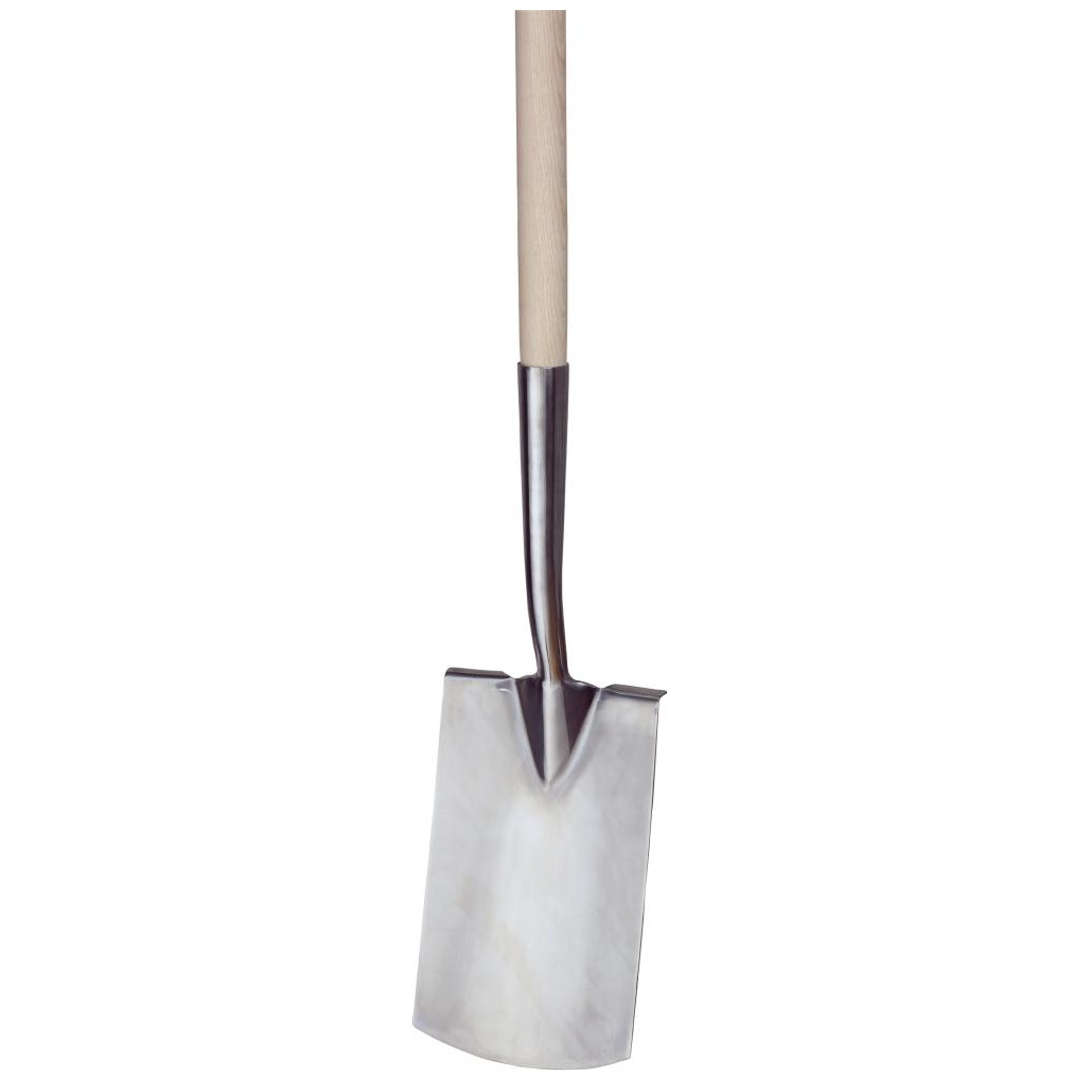 floraworld Gärtnerspaten mit Esche-T-Stiel Länge 80 cm