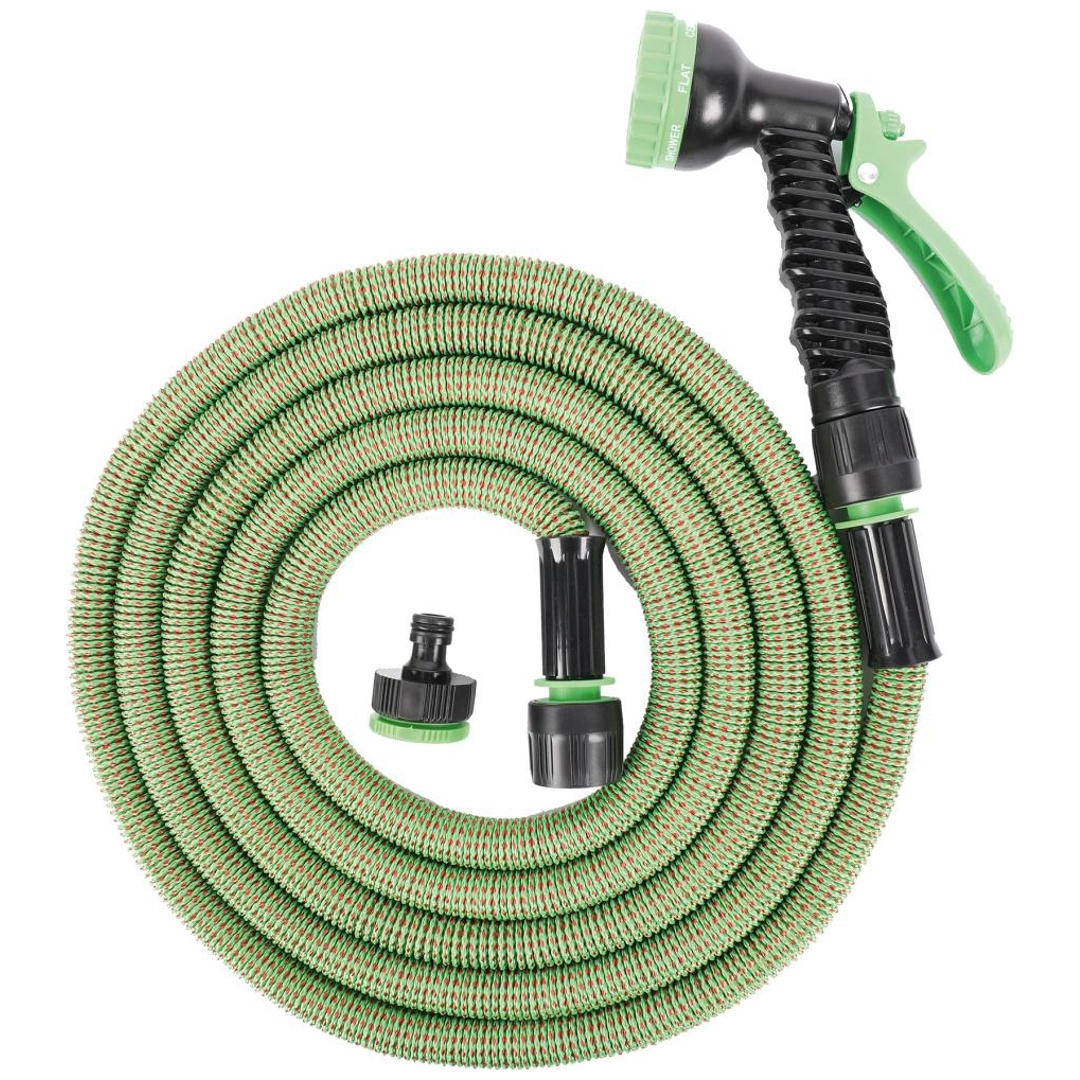 floraworld Gartenschlauch verl. bis 20m Classic Inkl. Armaturen-Set Kunststoff