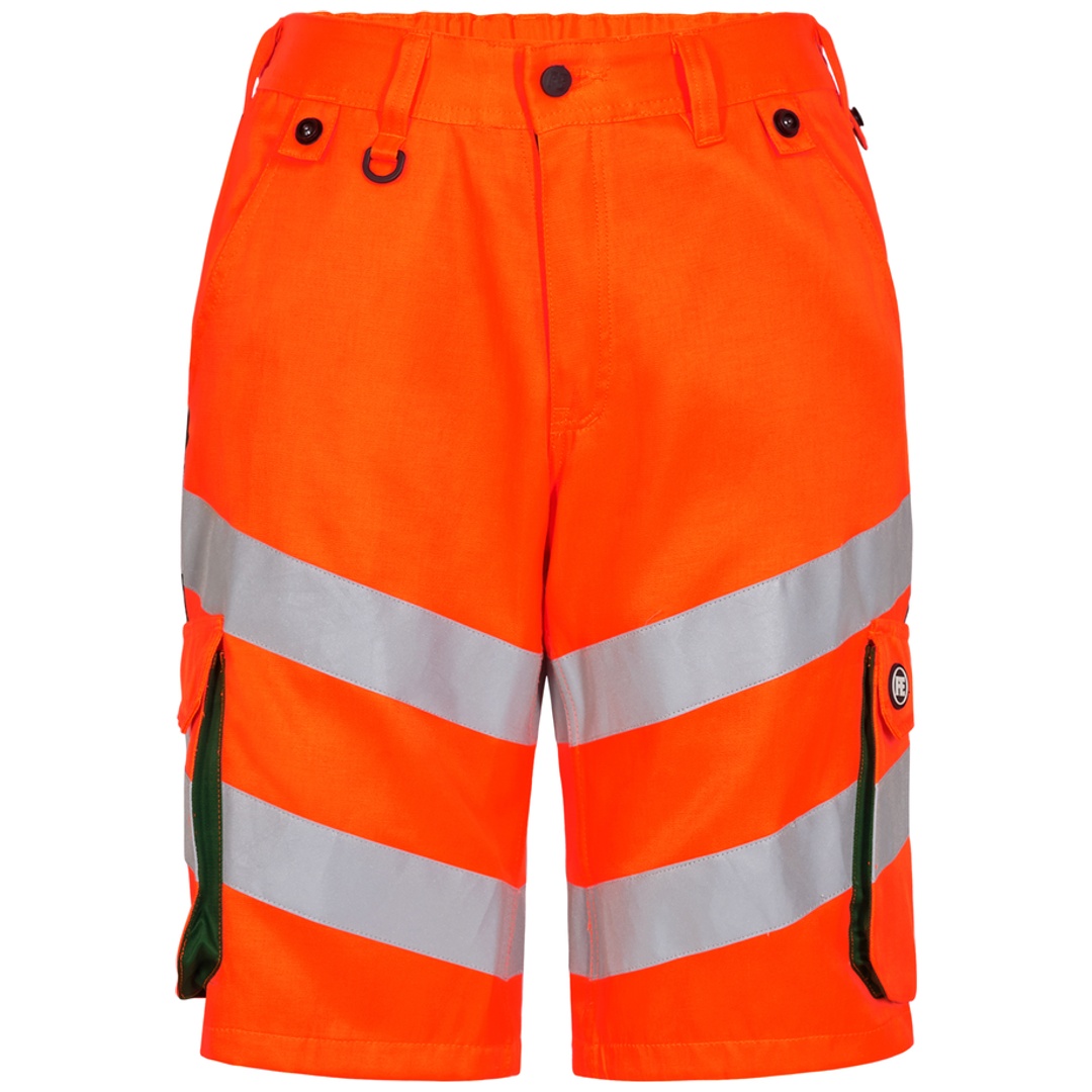 ENGEL Warnschutz Shorts Safety Light Herren 6545-319 Gr. 56 orange/grün