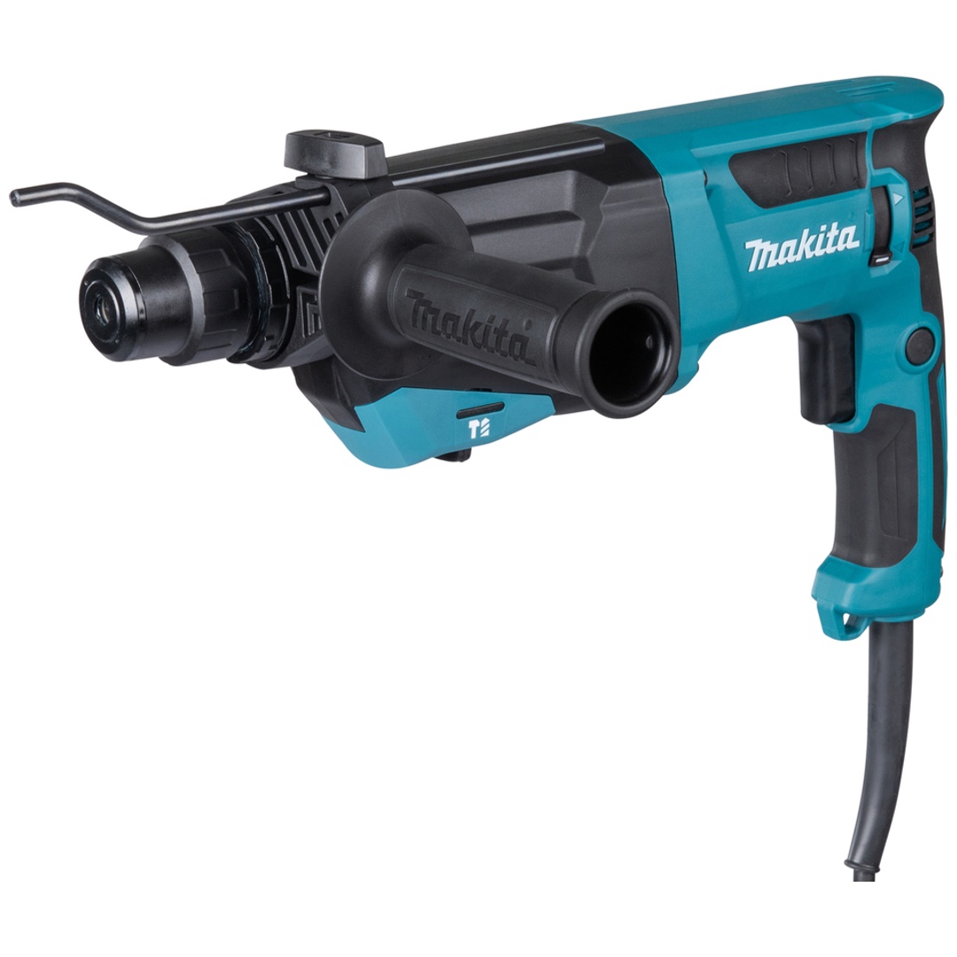 Makita Kombihammer 800 W, SDS-plus, HR2670, incl. Zubehör, Transportkoffer
