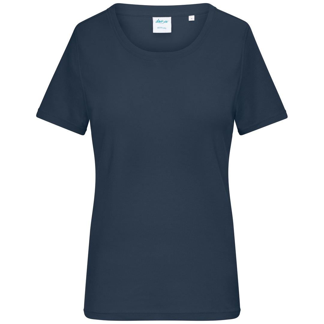 Daiber T-Shirt Damen aus weichem 1:1 Feinripp 8039 Gr. 2XL navy