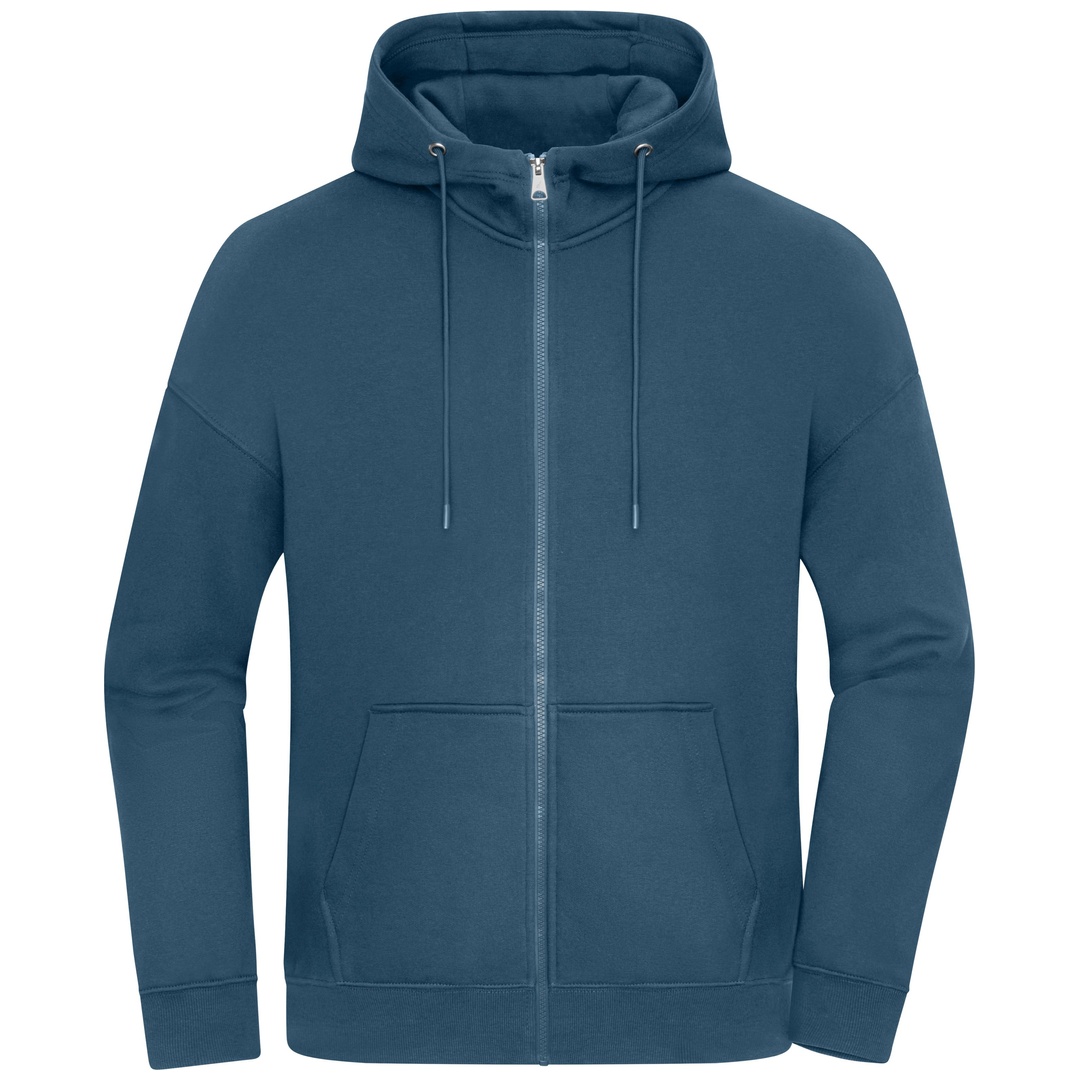 Daiber lässige Sweatjacke oversized 8043 Gr. M dusty blue