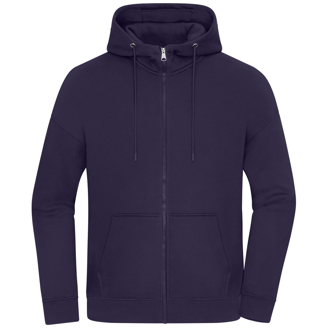 Daiber lässige Sweatjacke oversized 8043 Gr. M deep purple