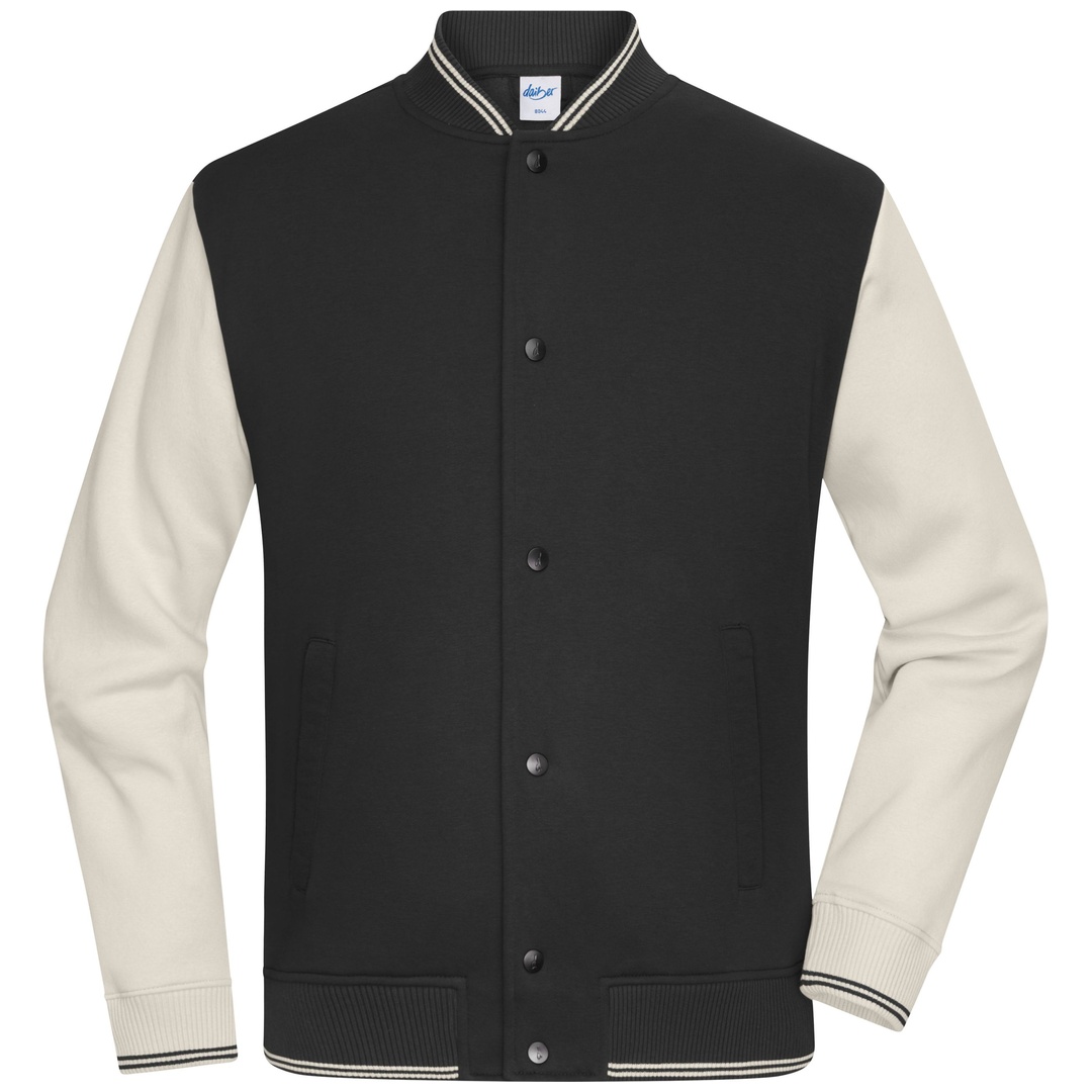 Daiber Sportive College-Jacke für Promotion und Lifestyle 8044 Gr. S black/sandstone