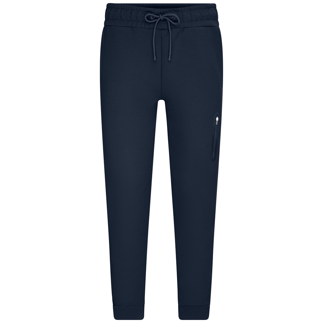Daiber stylische Hose in technischen Look 8047 Gr. S navy