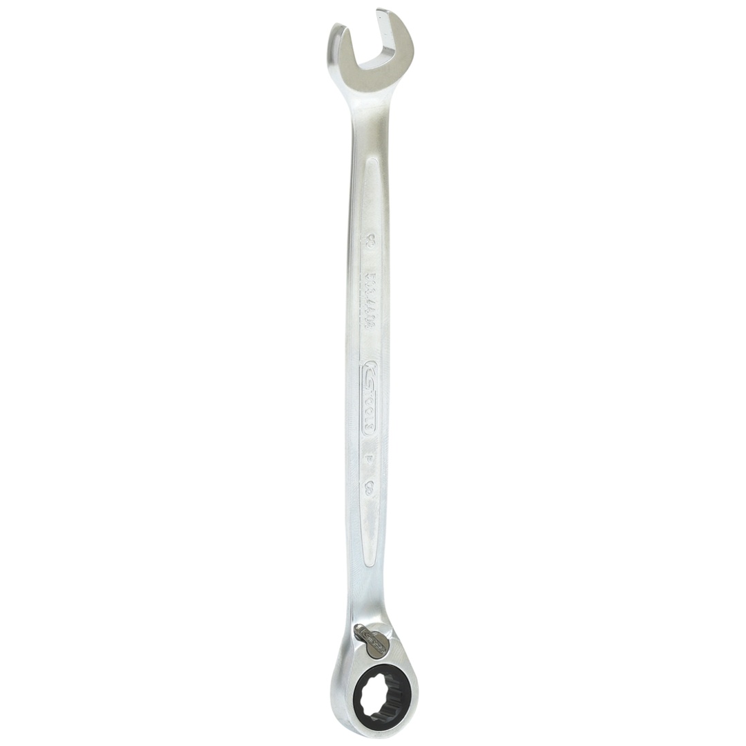 KS Tools GEARplus Ratschen-Ringmaulschlüssel, umschaltbar, 8 mm, auf Hänger