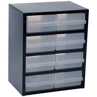 Raaco Schubladenmagazin Typ 8-2 B357xT255xH435 mm, mit 8 Schubladen 250-2