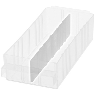 Raaco Trennwand längs für Schublade Typ 150-01 transparent Satz = 24 Stück