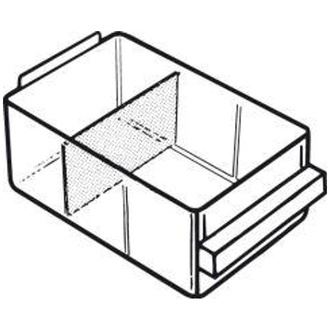 Raaco Ersatzschublade Typ150-2 B91xT154xH64 mm, transparent