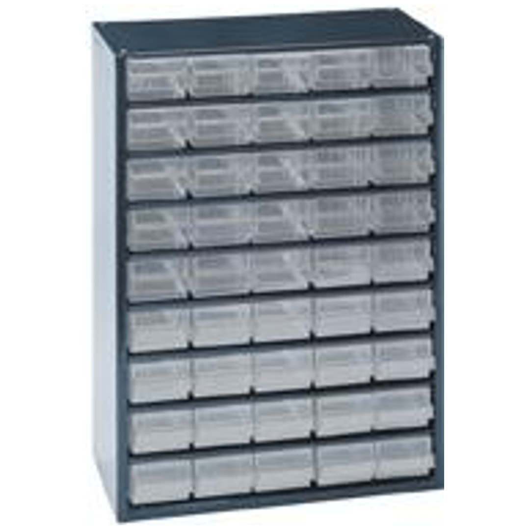 Raaco Schubladenmagazin mit 45 Laden Typ 150-00 blau