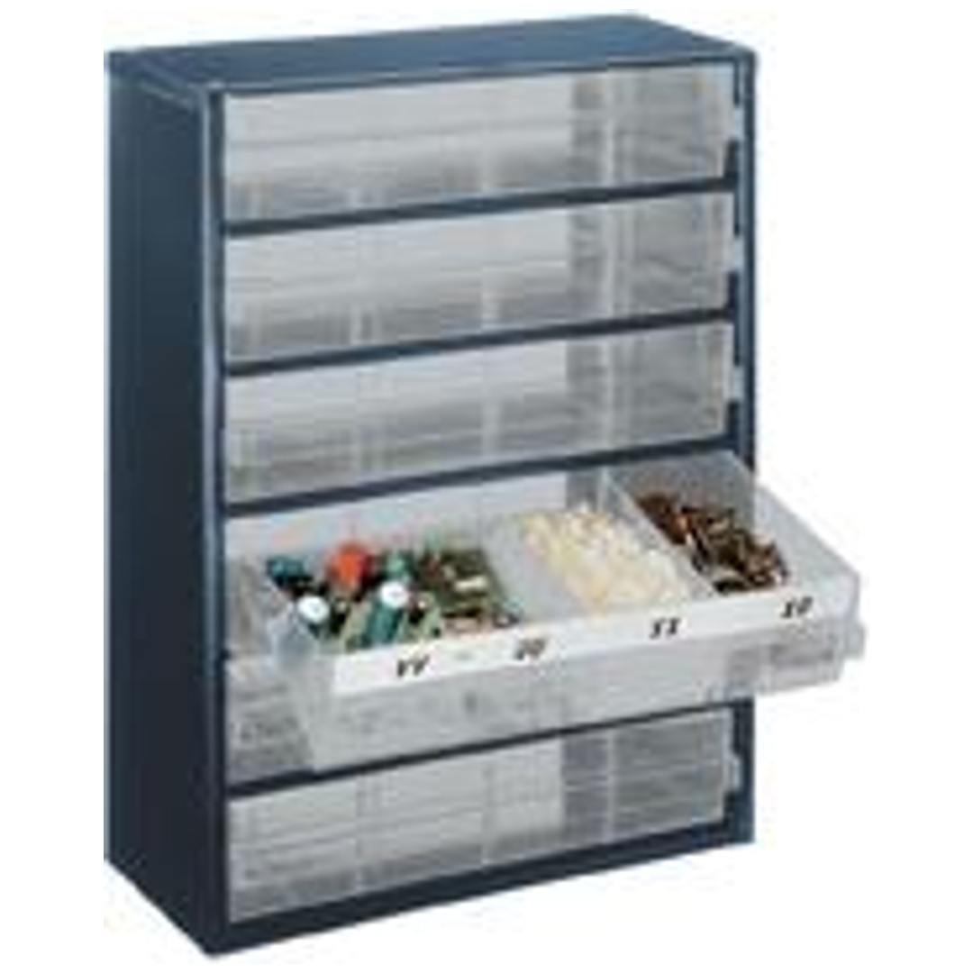 Raaco Schubladenmagazin mit 6 Laden Typ 150-03 blau