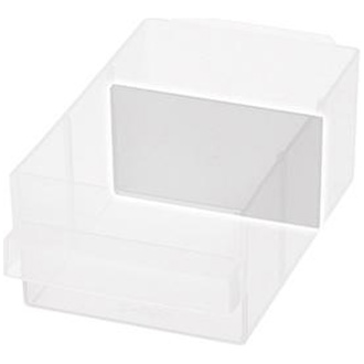 Raaco Trennwand quer für Schublade Typ 150-02 transparent Satz = 24 Stück
