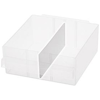 Raaco Trennwand längs für Schublade Typ 150-03 transparent Satz = 16 Stück