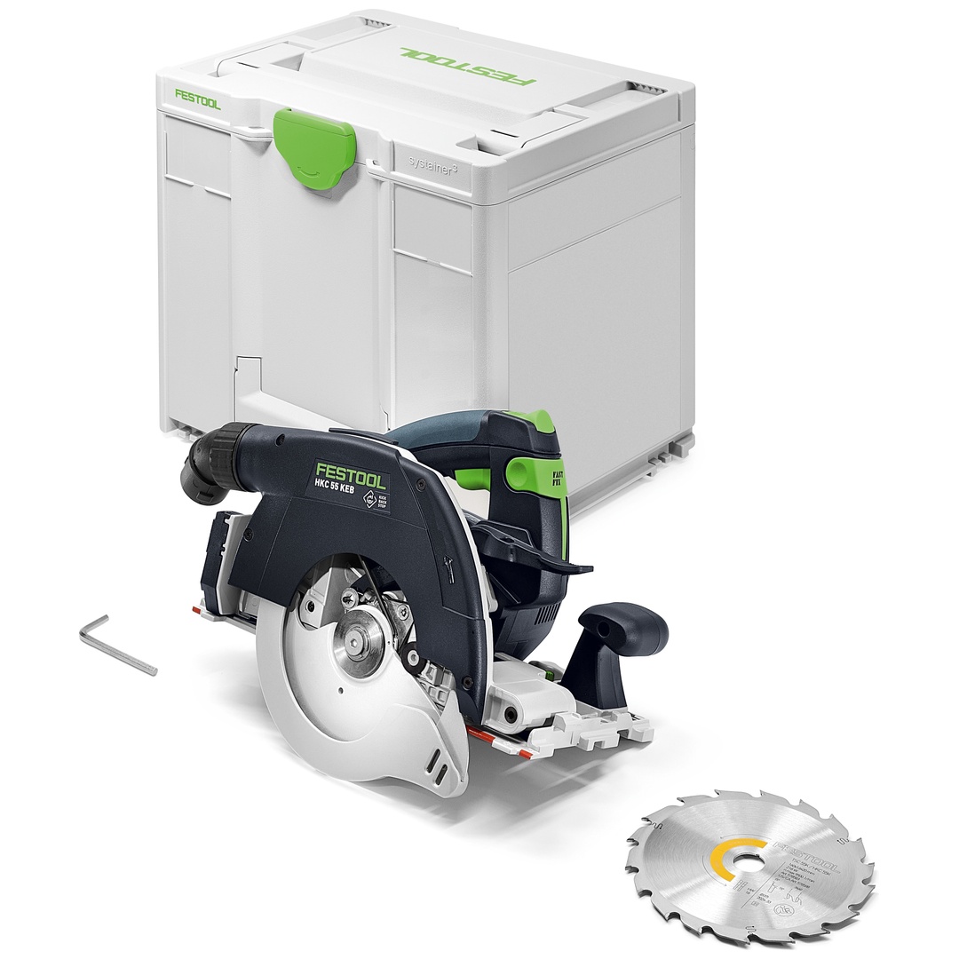 Festool Akku-Handkreissäge HKC 55 KEB-Basic, incl. Zubehör, Systainer