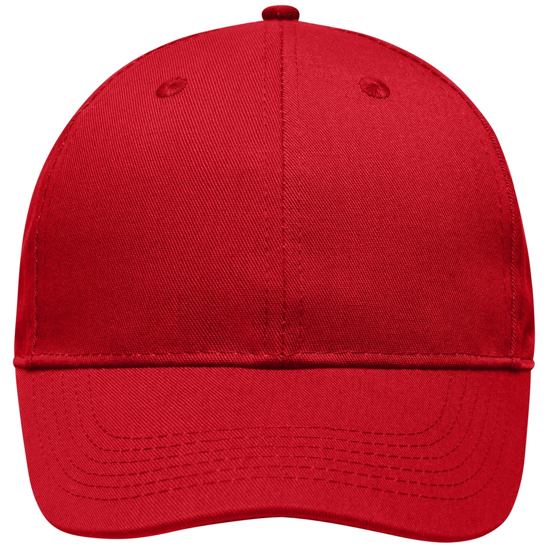 myrtle beach 6 Panel Workwear Cap MB6621 Gr. one size red