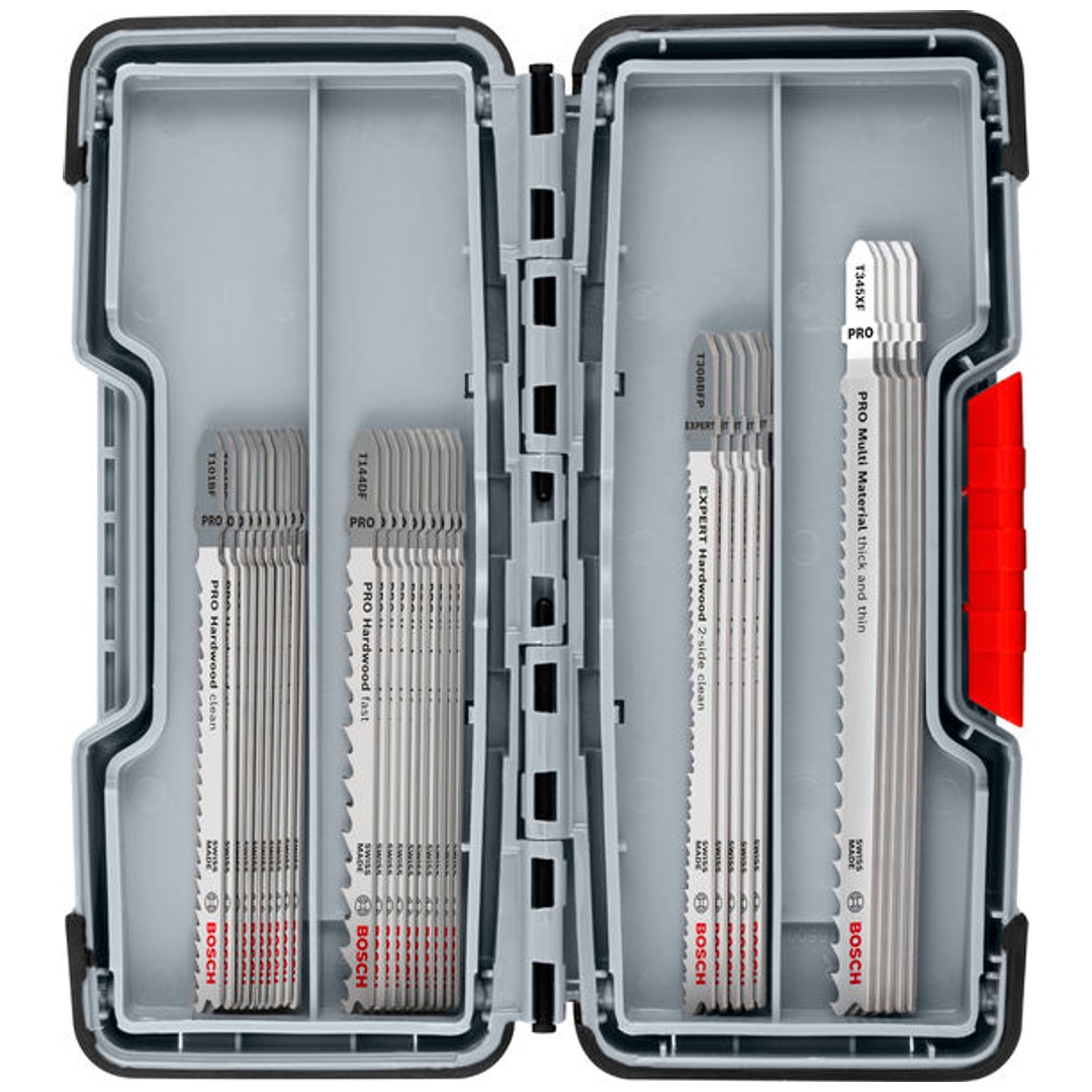 Bosch PRO Stichsägeblatt, Wood and Metal Set für Küchenbauer, 100 mm, 30-tlg