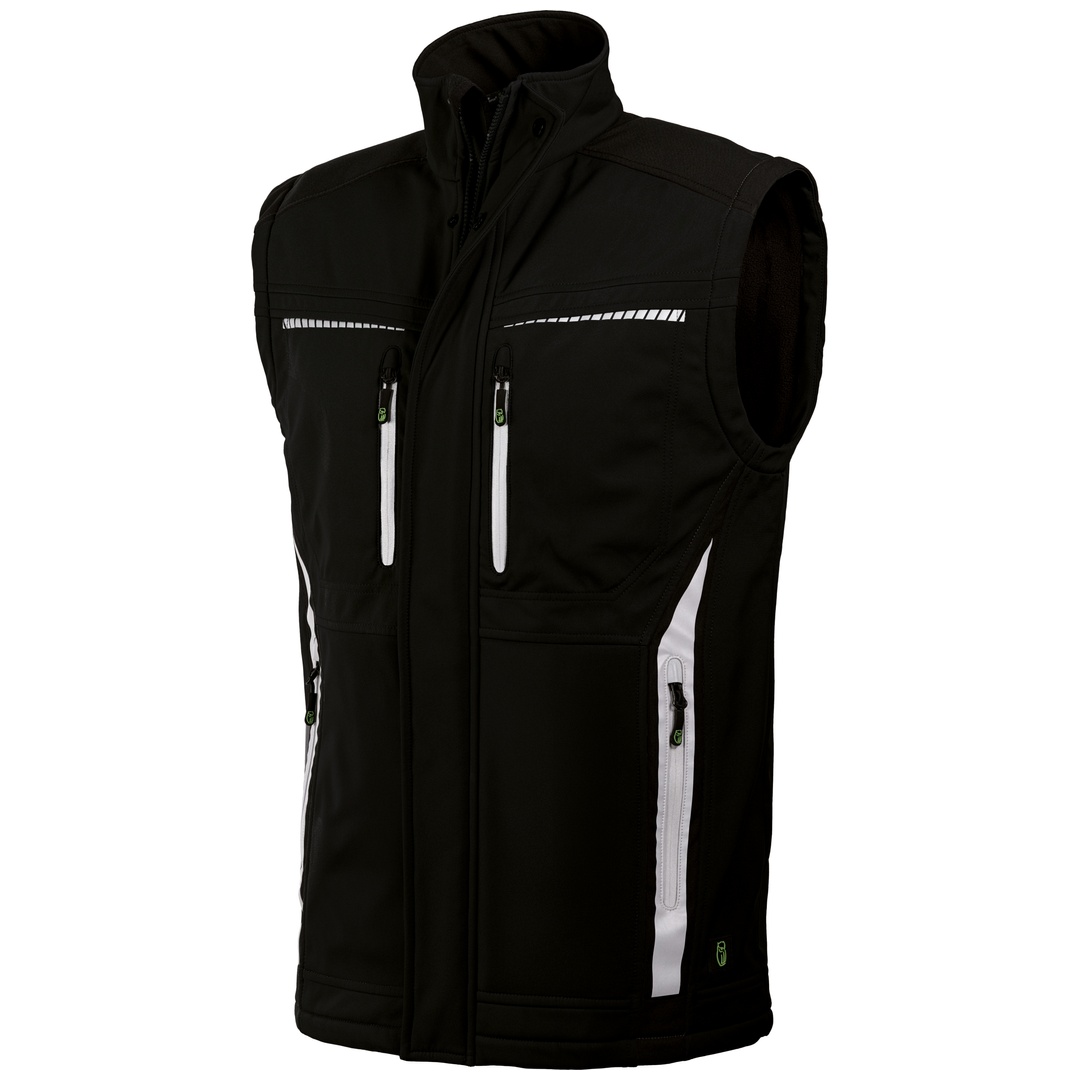 Leibwächter Softshell-Bodywarmer FLEXB Gr. 5XL schwarz