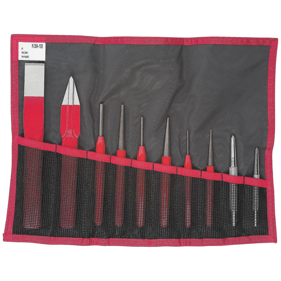 FACOM Durchschläger Set 12-tlg. Tasche