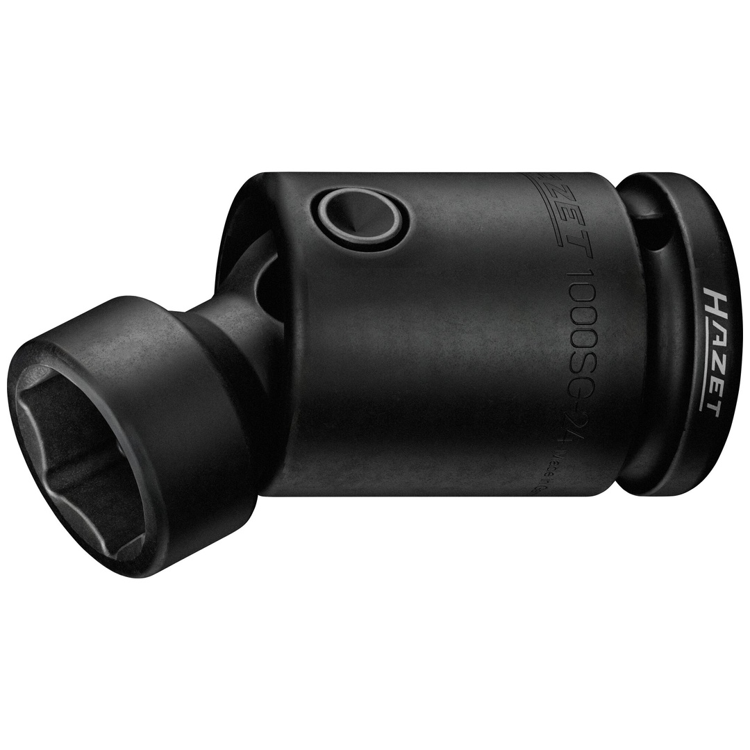 Hazet Schlag-Maschinenschrauber Gelenk-Steckschlüsseleinsatz 3/4 (20 mm) Vierkant hohl, Außen Sechskant Profil, SW 24 mm