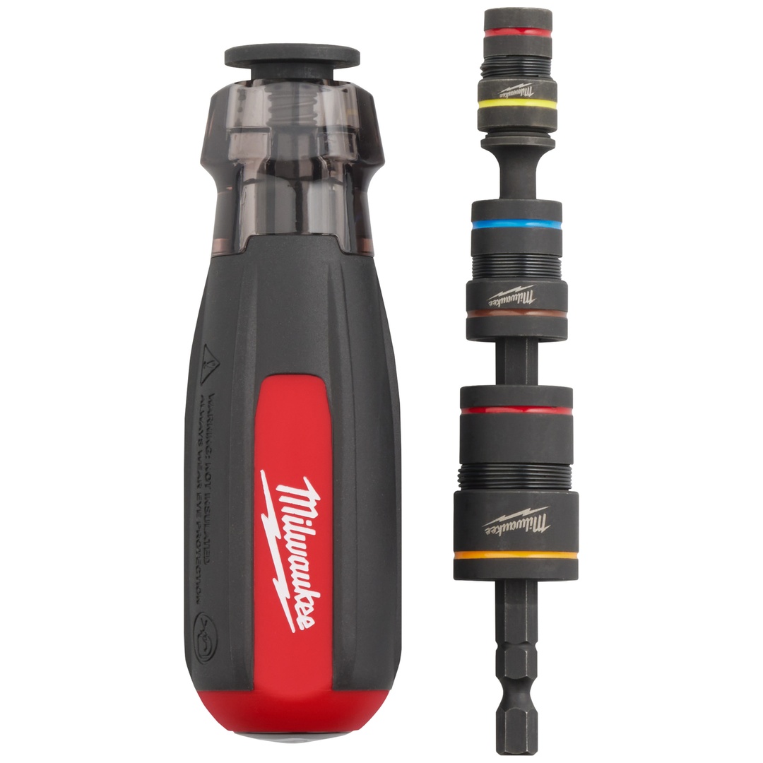 Milwaukee Multi-Steckschlüssel SHOCKWAVE 6 in 1, inkl. 6 Steckschlüssel 7, 8, 10, 12, 13, 17 mm