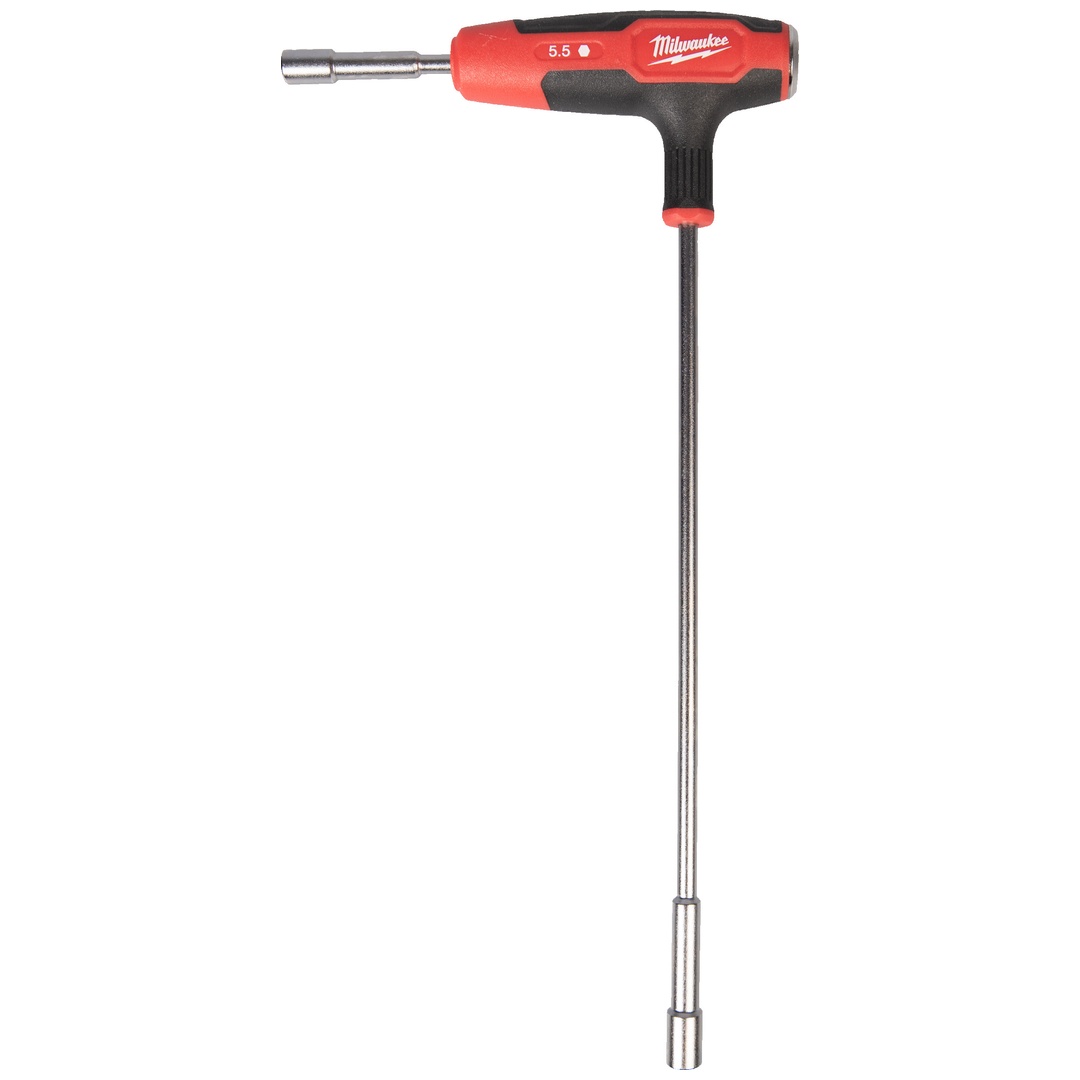 Milwaukee T-Griff Steckschlüssel mit Softgrip-Auflage, 5,5 mm