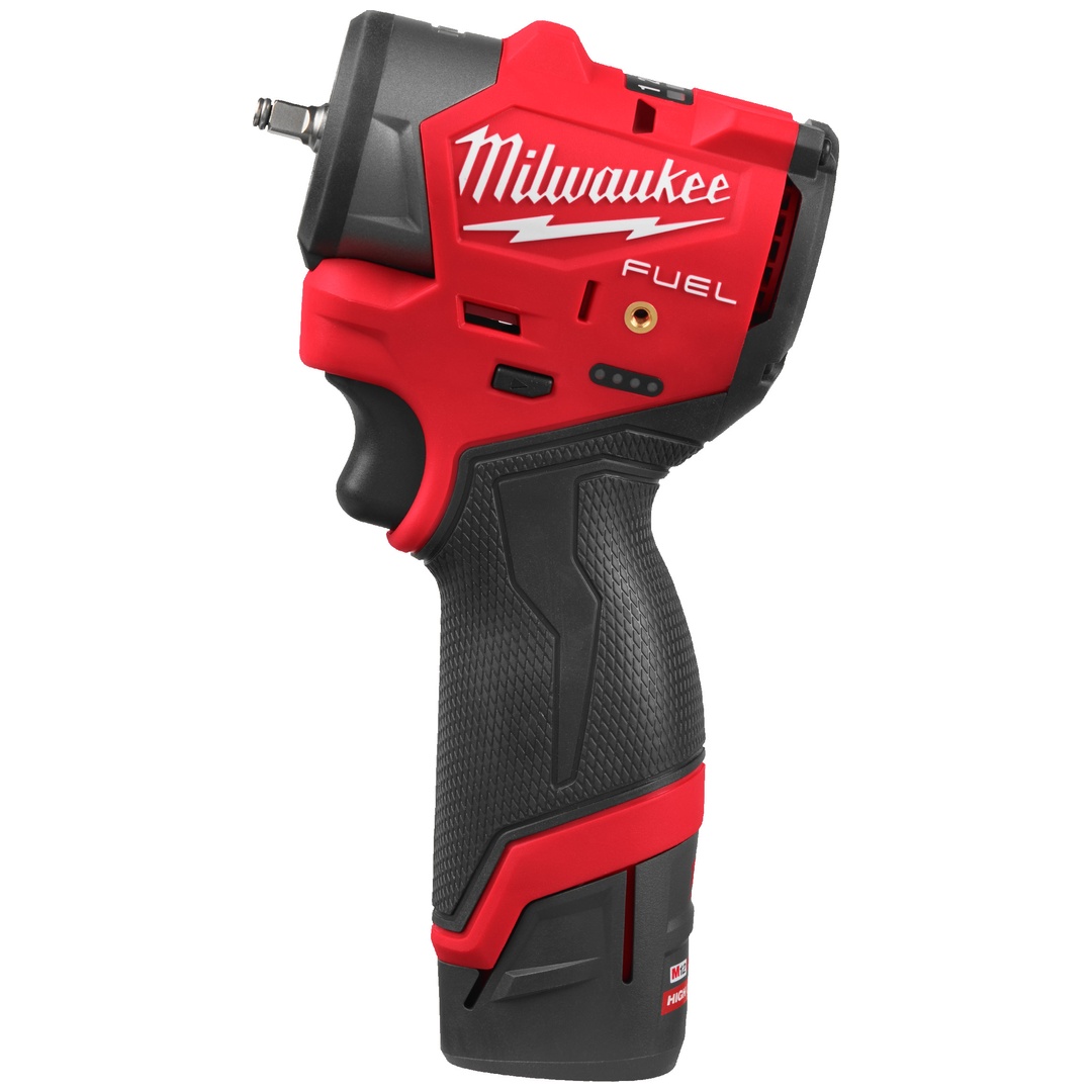Milwaukee 1/4 Akku-Schlagschrauber Vierkant mit Sprengring M12FSCIWF14-252X, incl. 2x Akku 2,5 Ah, Ladegerät, HD Box