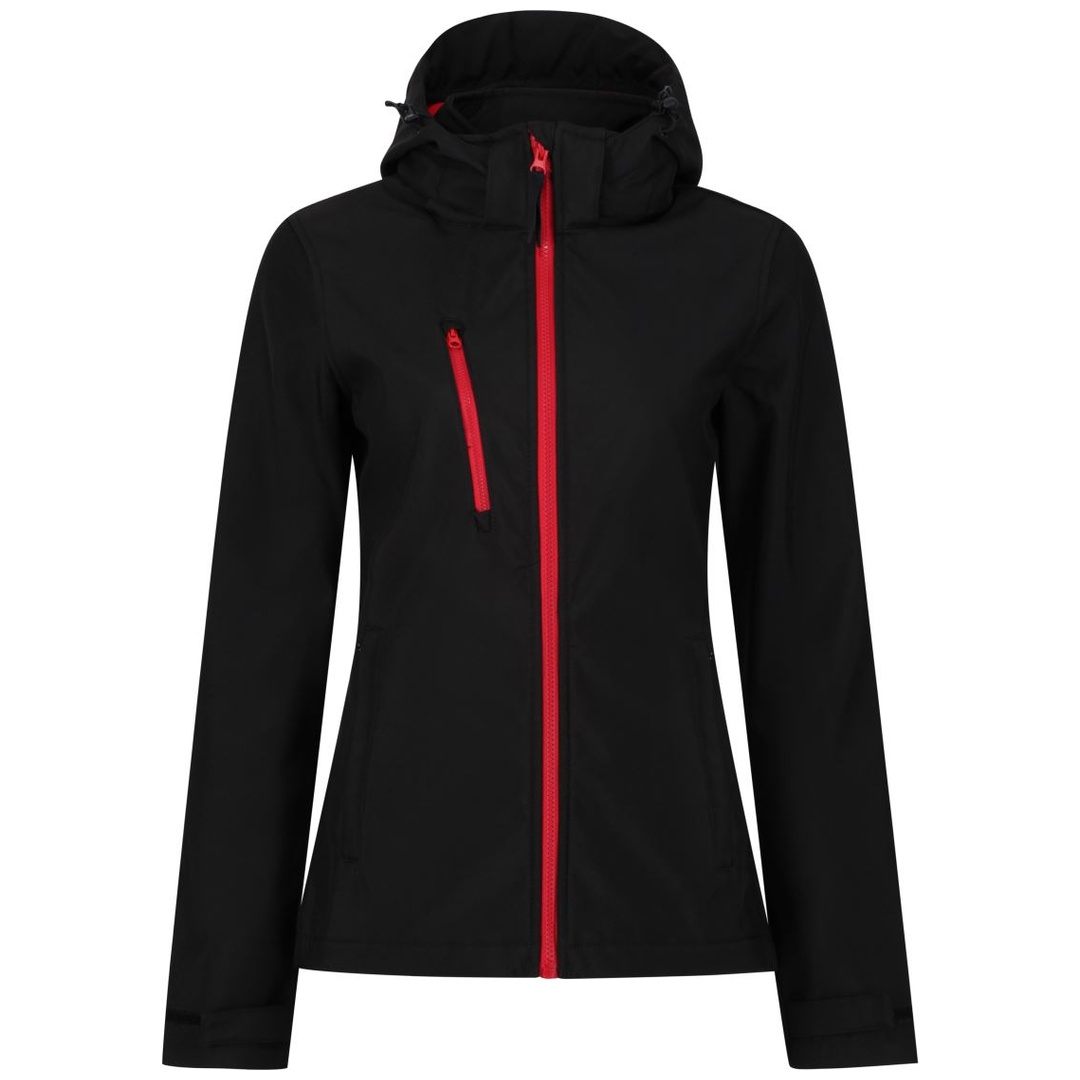 Regatta Professional Cotton Classics-36.A702 Damen Softshelljacke Gr. 3XL Black/red
