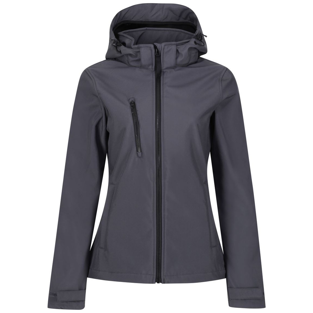 Regatta Professional Cotton Classics-36.A702 Damen Softshelljacke Gr. Xl Seal Grey/black