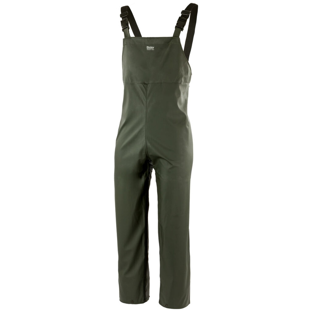 Bisley Workwear Bisley Pu-Stretch-Regenlatzhose Fahrenheit 274451 Gr. Xl Olive
