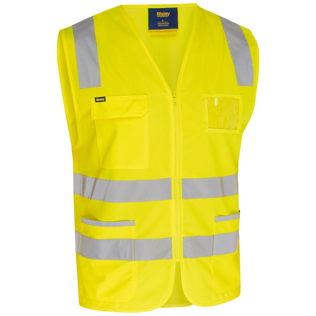 Bisley Workwear Bisley Warnschutz-Zip-Weste DALFORD 276460 Gr. 2XL gelb
