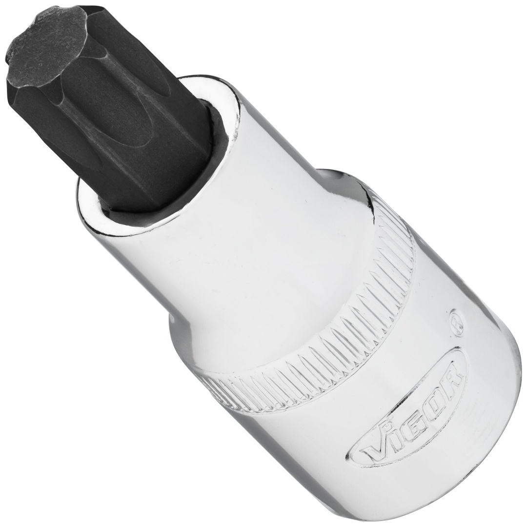 VIGOR Steckschlüsseleinsatz, 1/2 (12,5 mm) Vierkant hohl, Innen TX Profil, SW T55