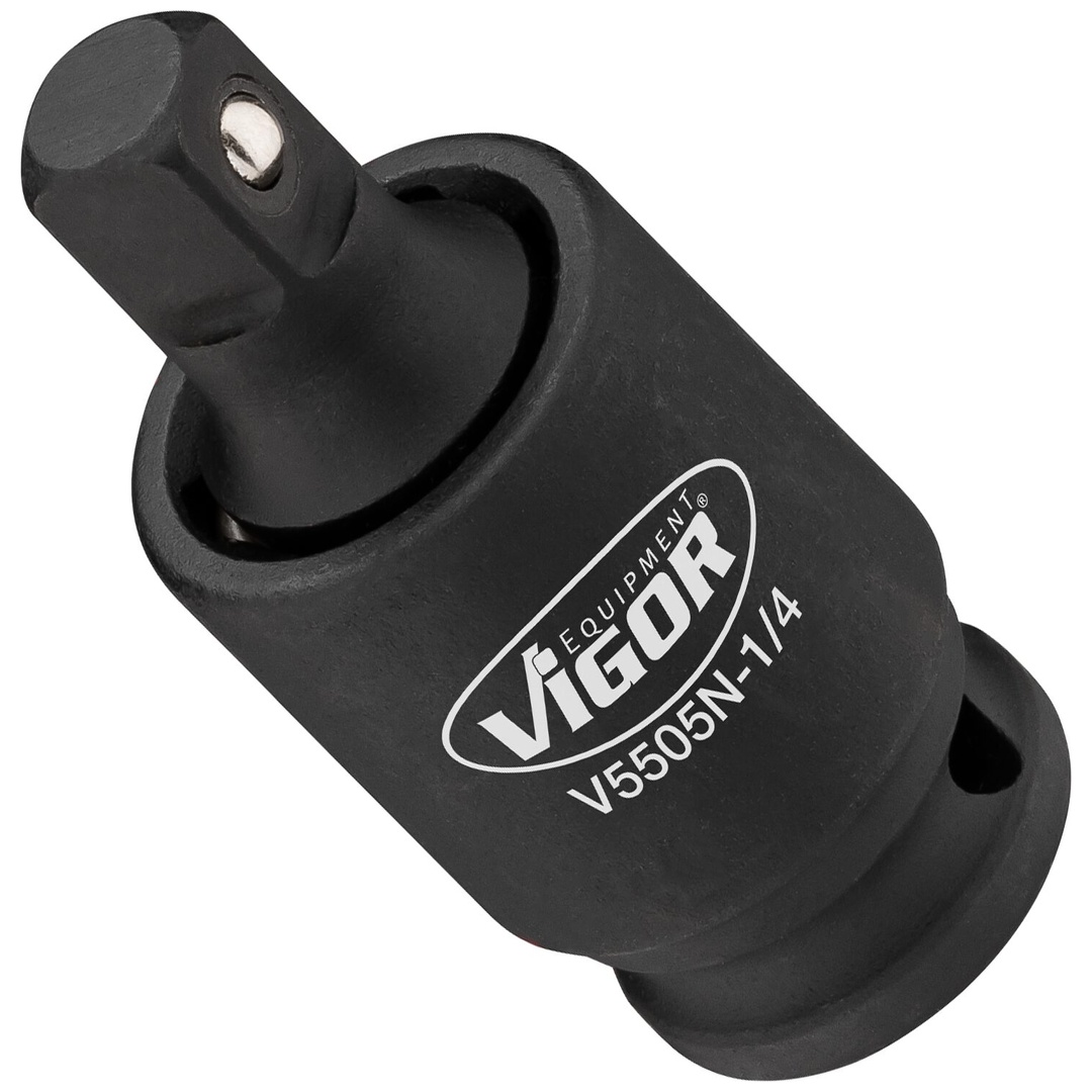VIGOR Schlagschrauber Gelenkstück, 1/4 (6,3 mm) Vierkant hohl, 1/4 (6,3 mm) Vierkant massiv