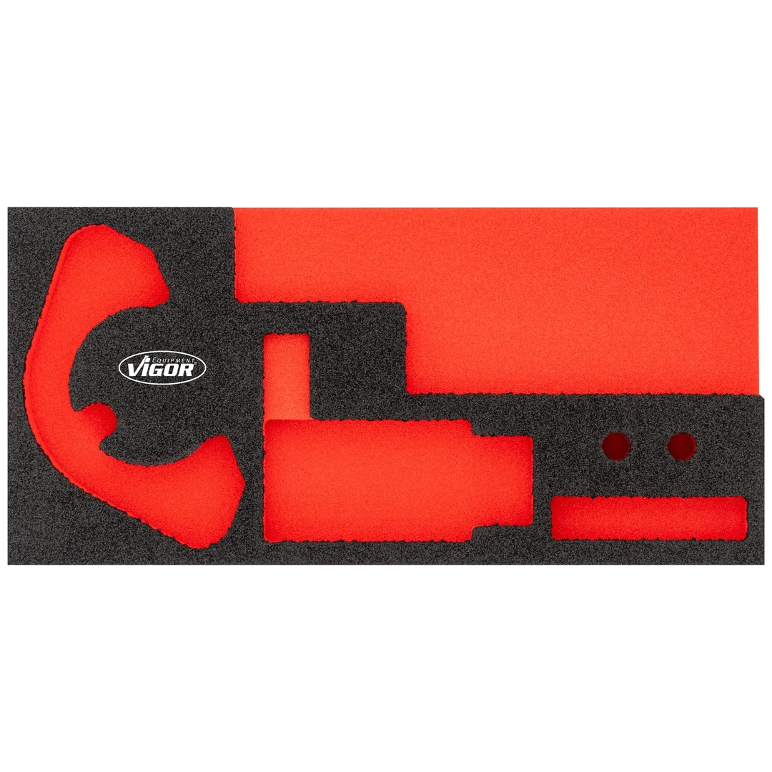 VIGOR Weichschaumeinlage, leer, V7722N-L, (LxBxH) 393 x 188 x 35 mm