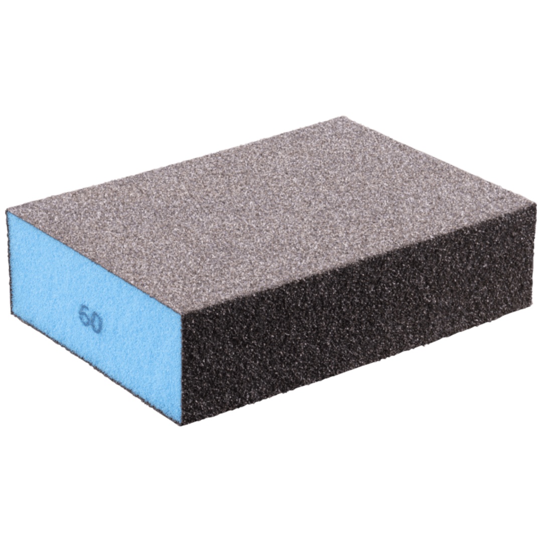 PFERD TOOLS Wasserfester Schleifschwamm 69x98x26 mm A60 vierseitig für universelle Anwendung