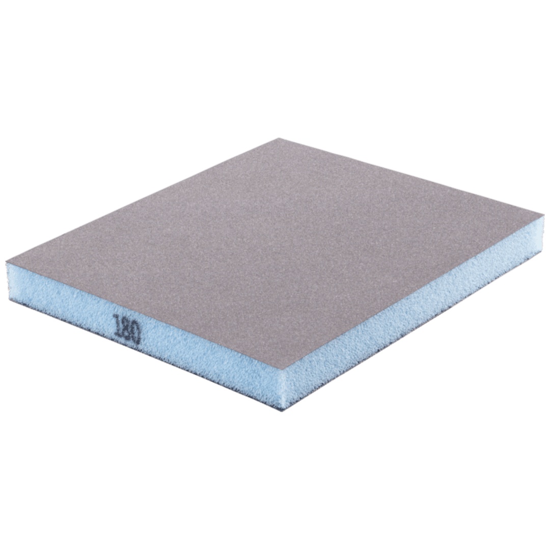 PFERD TOOLS Wasserfester Schleifschwamm 98x120x13 mm A180 zweiseitig für universelle Anwendung