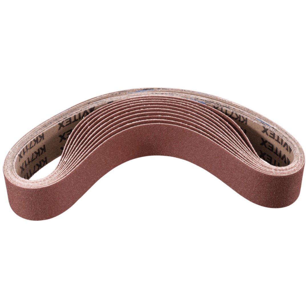 PFERD TOOLS Korund Schleifband BA 40x760 mm A80 für universelle Anwendung mit Rohrbandschleifer