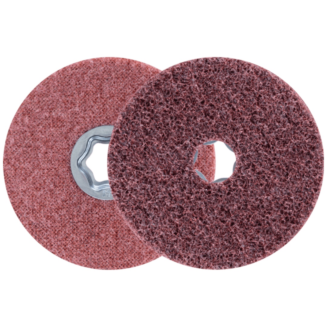 PFERD TOOLS COMBICLICK harte Vliesronde CC Ø 115 mm A180M für Feinschliff und Finish mit Winkelschleifer