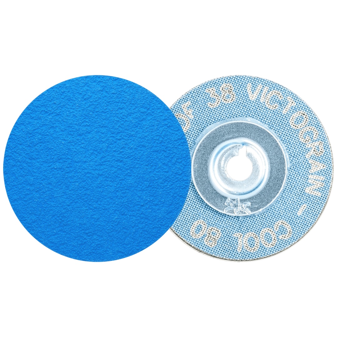 PFERD TOOLS COMBIDISC Schleifblatt CD Ø 38 mm VICTOGRAIN-COOL80 für Stahl und Edelstahl
