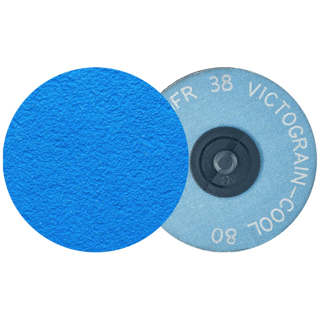 PFERD TOOLS COMBIDISC Schleifblatt CDR Ø 38 mm VICTOGRAIN-COOL80 für Stahl und Edelstahl