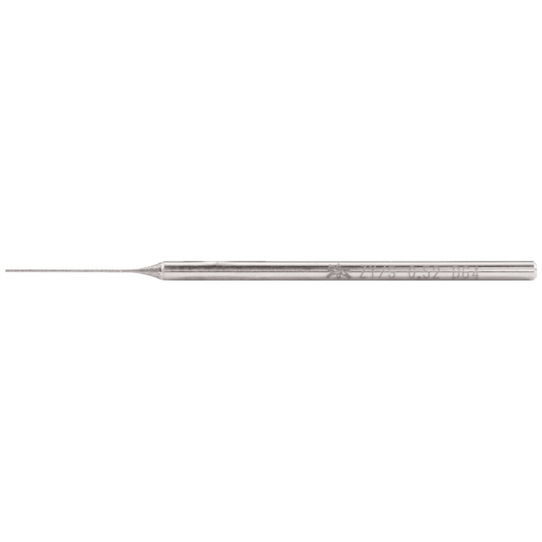 PFERD TOOLS Diamant-Nadel Zyl. Ø 0,42 mm SchaftØ3 mm D46 (fein) zum Schleifen von Bohrungen/Radien