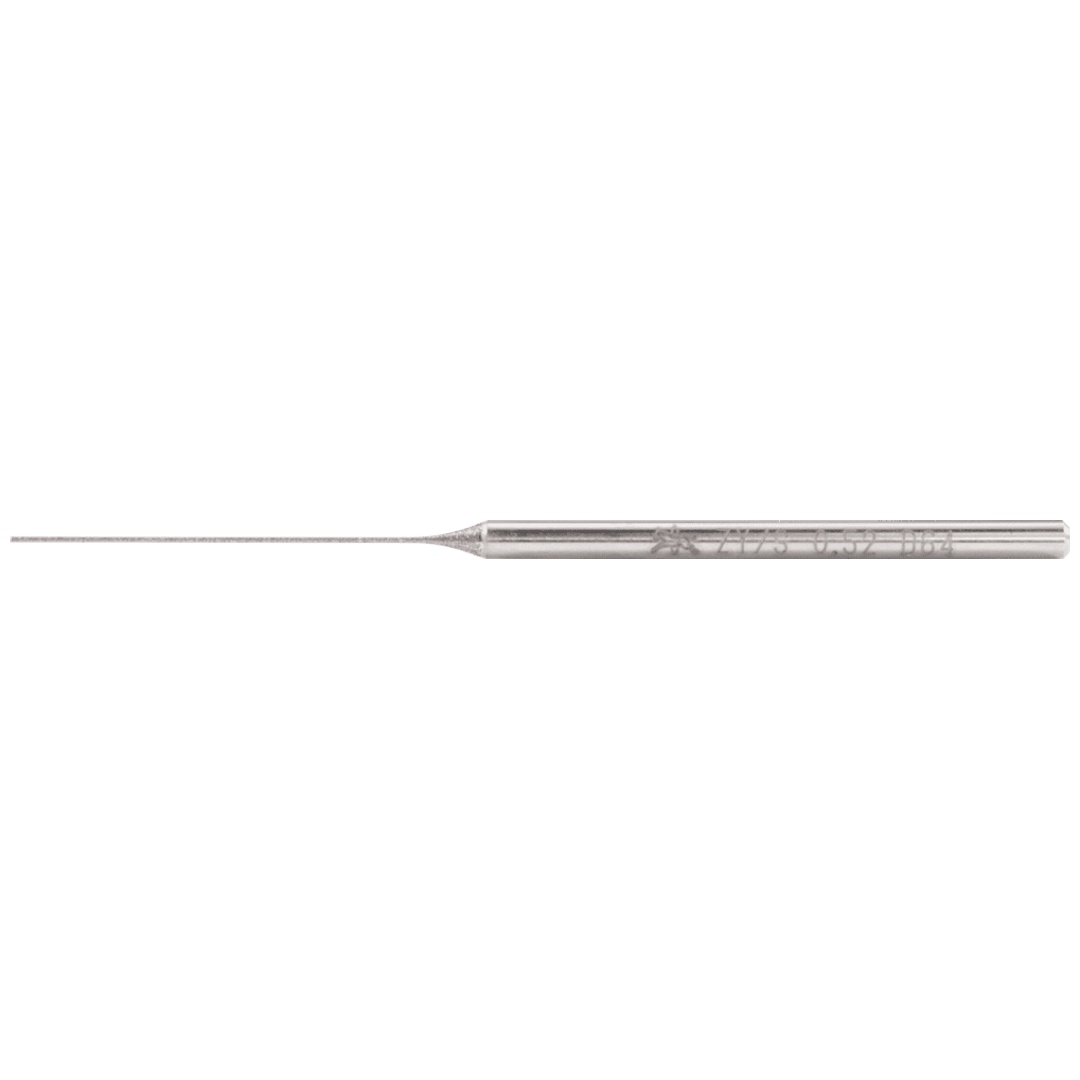 PFERD TOOLS Diamant-Nadel Zyl. Ø 0,62 mm SchaftØ3 mm D64 (fein) zum Schleifen von Bohrungen/Radien