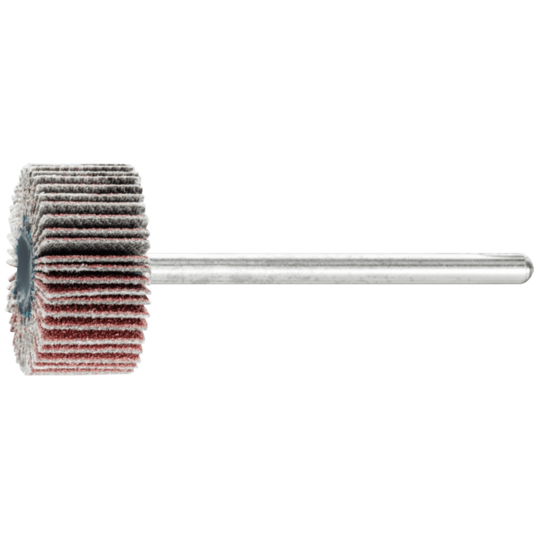 PFERD TOOLS Korund Fächerschleifer F Ø 20x10mm Schaft-Ø 3 mm A150 für Feinschliff und Finish