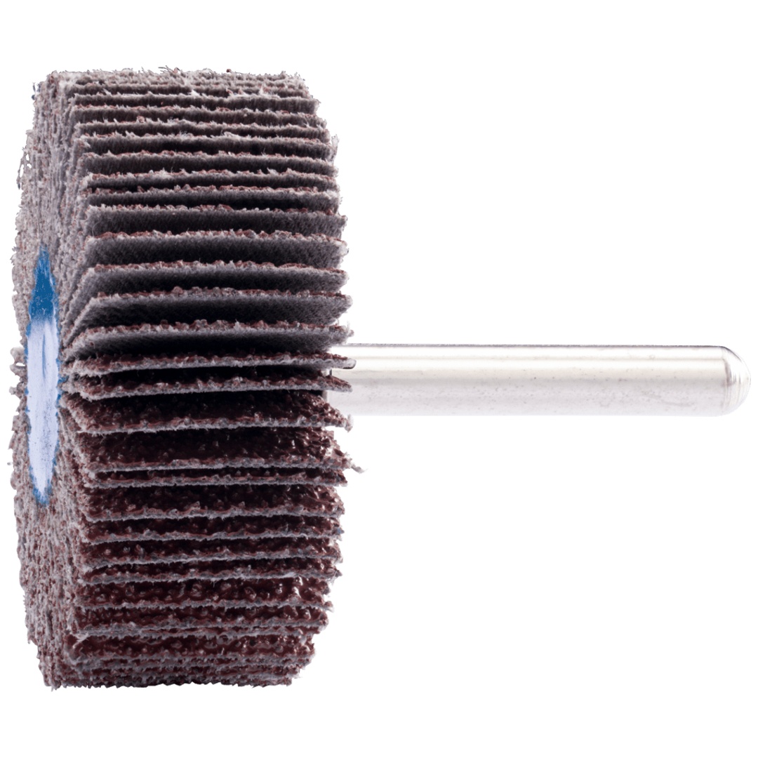 PFERD TOOLS Korund Fächerschleifer F Ø 50x20mm Schaft-Ø 6 mm A40 für Feinschliff und Finish