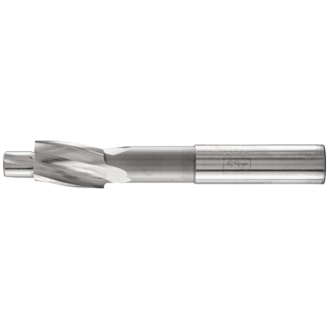 PFERD TOOLS HSS Flachsenker mit Führungszapfen DIN 373 Ø 15,0mm Schaft-Ø 12 mm fein für Durchgangsloch