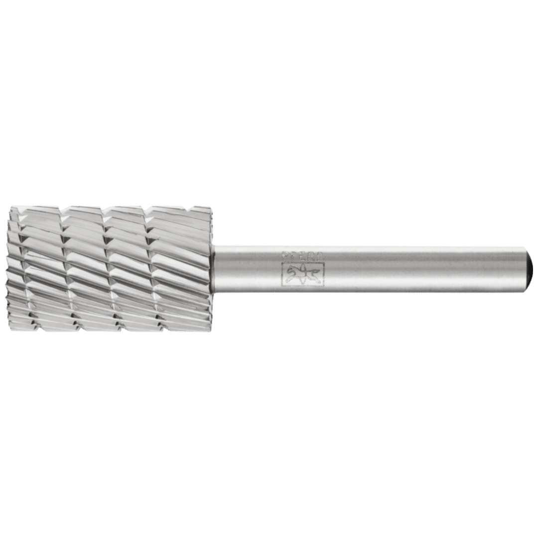 PFERD TOOLS HSS Frässtift Zylinderform stirn A-ST Ø 16x25mm Schaft-Ø 6mm Z 3 universal mittel fein Spanbrecher