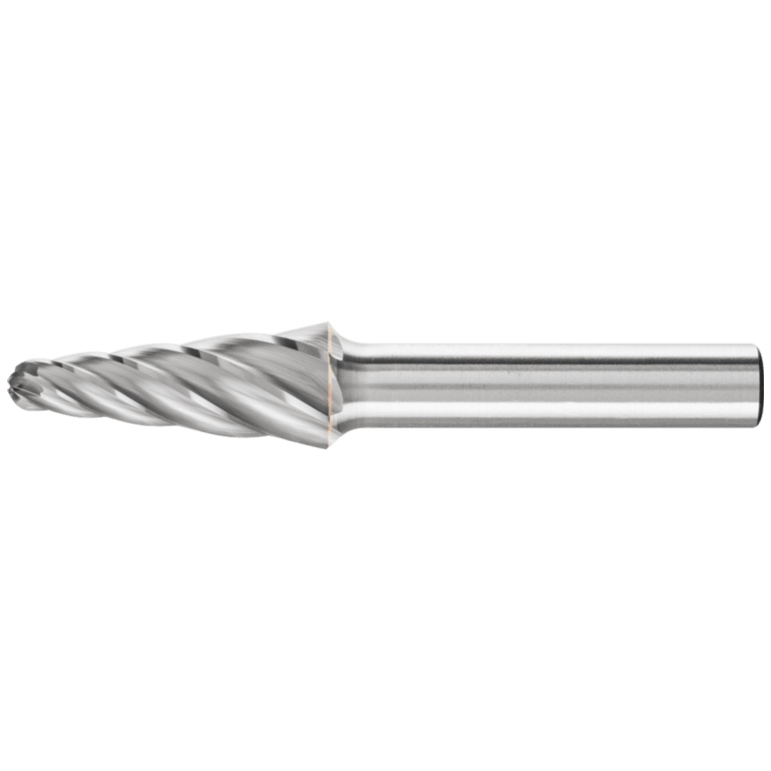PFERD TOOLS Hartmetall Hochleistungsfrässtift ALU Rundkegel KEL Ø 12x30mm Schaft-Ø 8mm für Alu/NE Metalle
