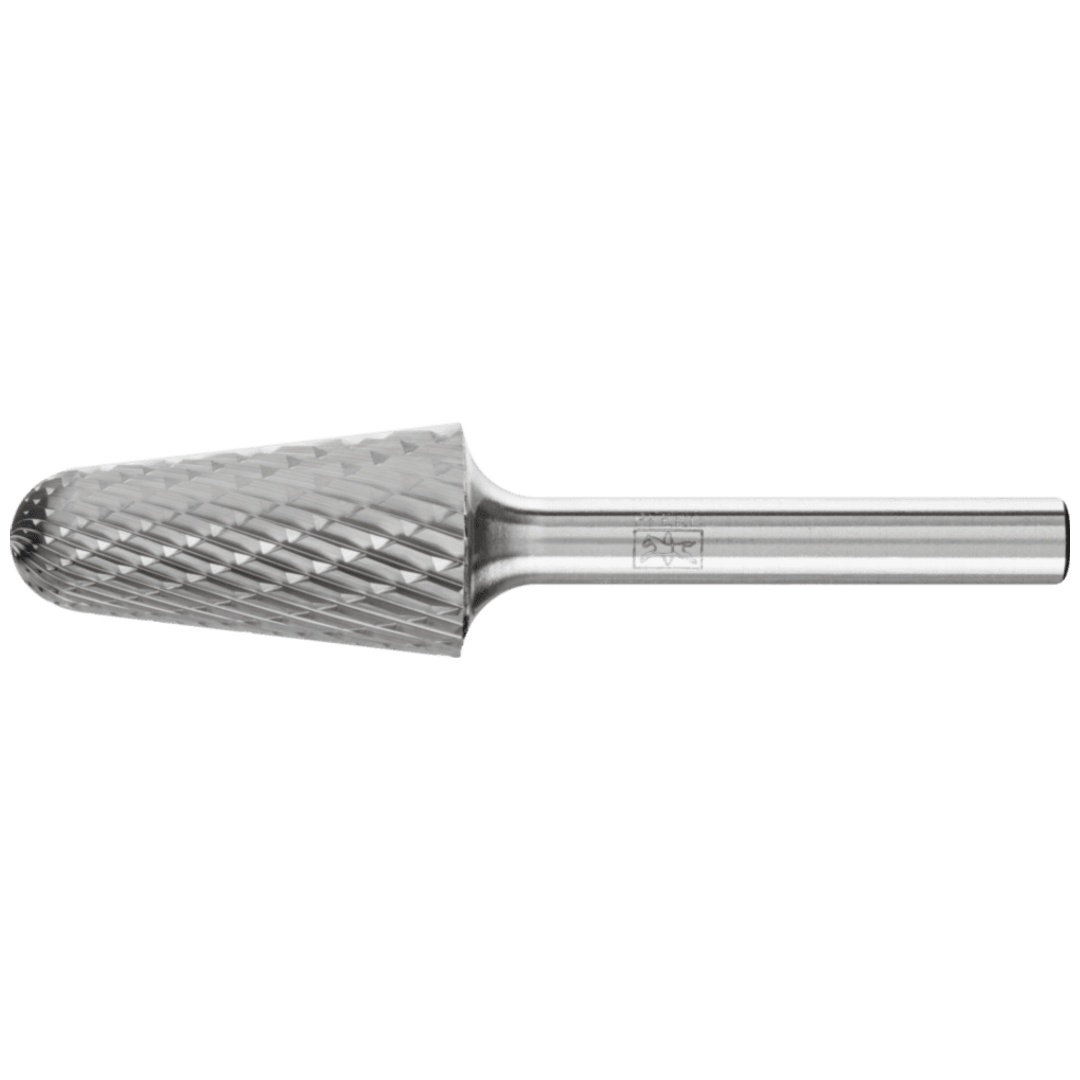 PFERD TOOLS Hartmetall Frässtift Rundkegel KEL Ø 16x30mm Schaft-Ø 6 mm Z3P universal mittel kreuzverzahnt