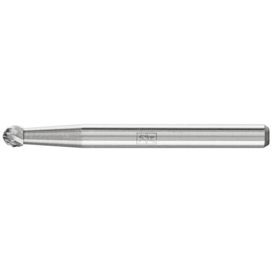 PFERD TOOLS Hartmetall Frässtift Kugel KUD Ø 03x02 mm Schaft-Ø 3 mm Z3P universal mittel kreuzverzahnt
