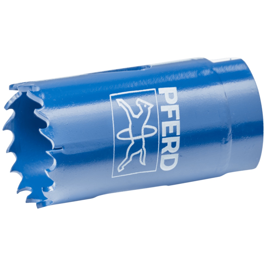 PFERD TOOLS Bi-Metall Lochsäge Co8/M42 Ø 27 mm Schnitttiefe 36 mm für Stahl, Edelstahl, Blech, Holz